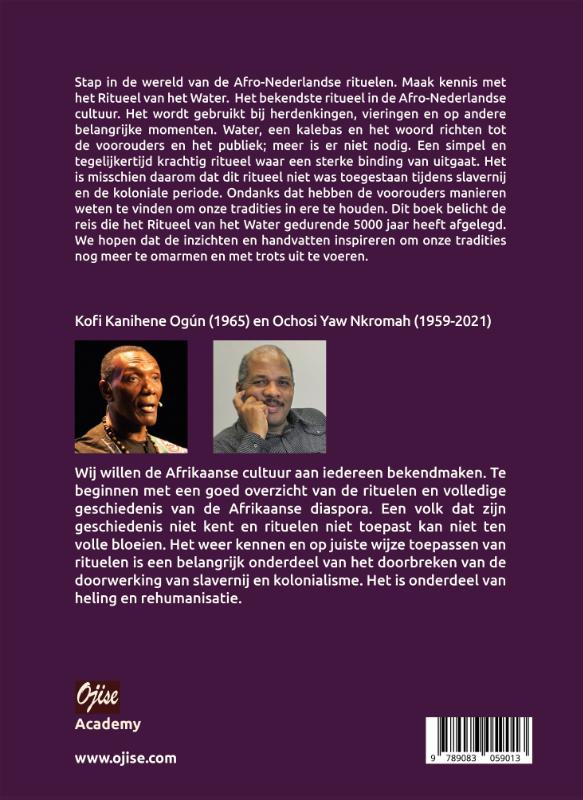 Achterkant van Ritueel van Het Water