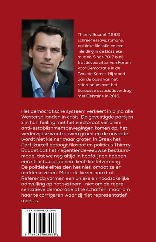 Achterkant van Breek het partijkartel!