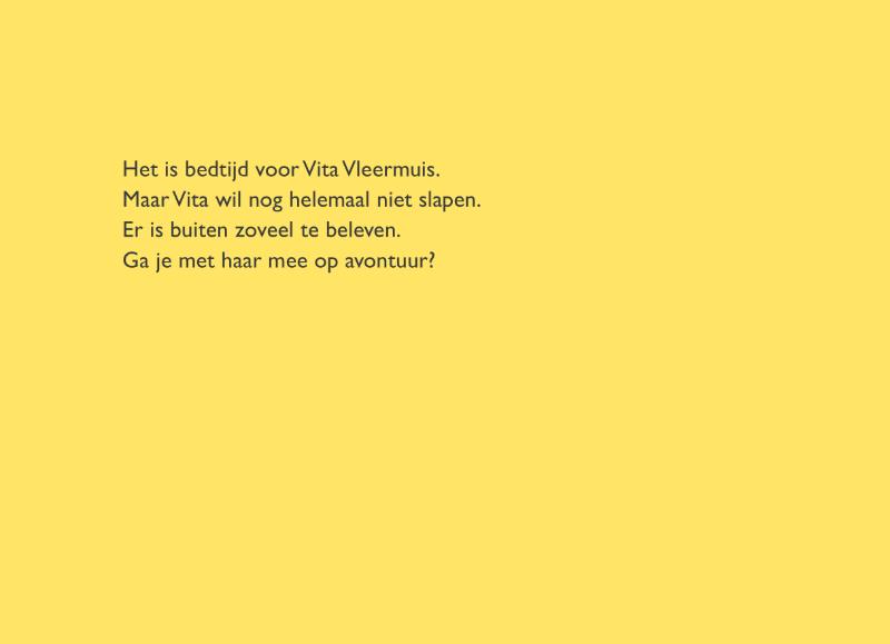 Achterkant van Vita Vleermuis wil niet slapen