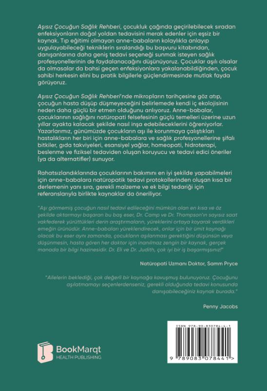 Achterkant van Aşısız Çocuğun Sağlık Rehberi
