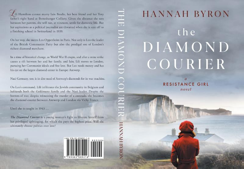 Achterkant van The Diamond Courier