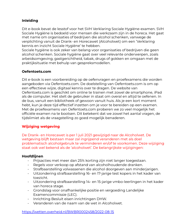 Achterkant van Theorieboek