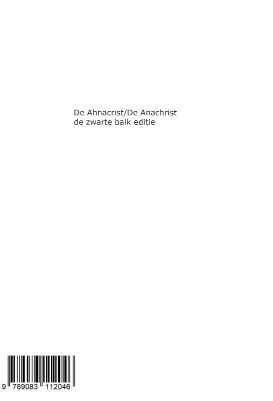 Achterkant van De Ahnacrist/De Anachrist