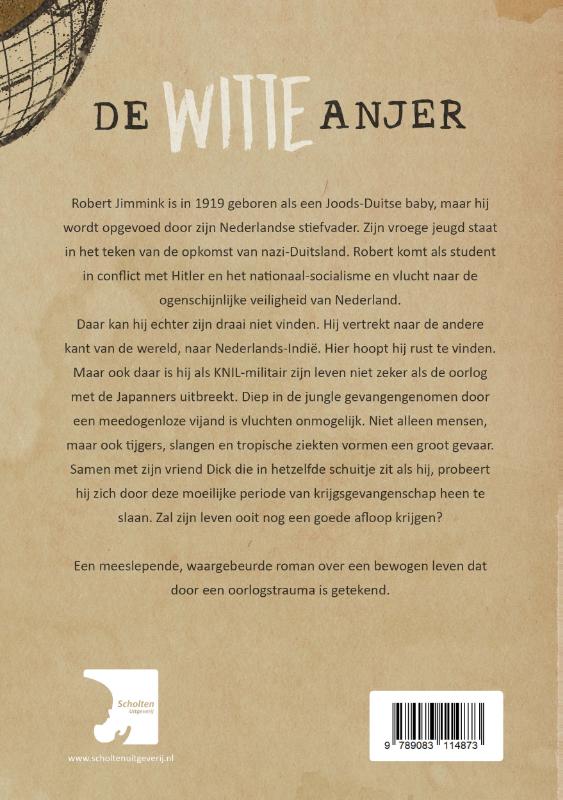 Achterkant van De witte anjer