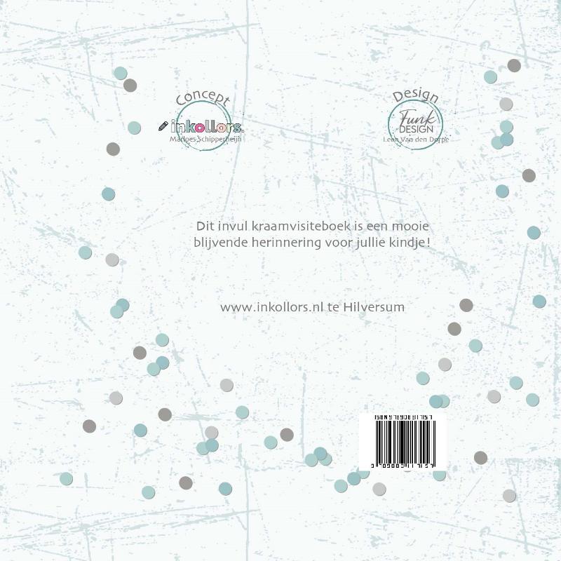 Achterkant van Kraamvisiteboek