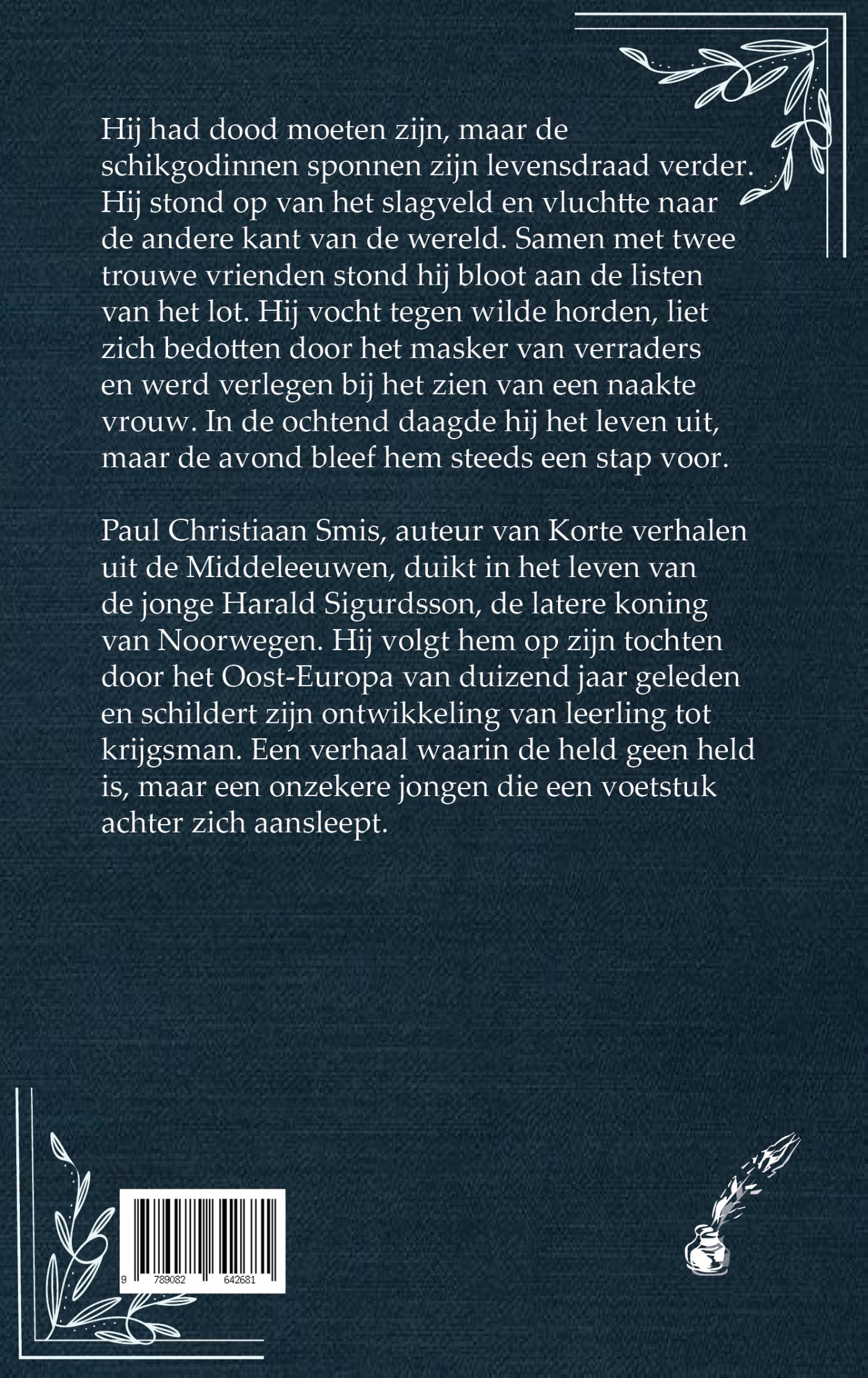 Achterkant van Harald