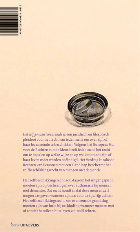Achterkant van Het zelfgekozen levenseinde