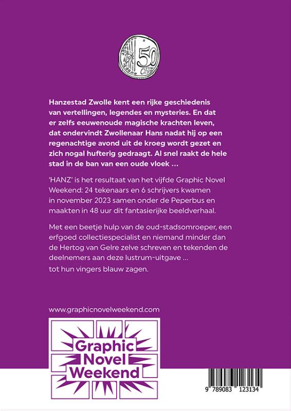 Achterkant van Hanz