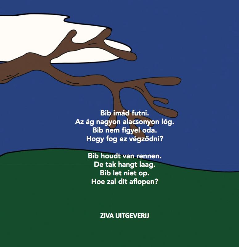 Achterkant van BIB BEÜTI A FEJÉT - BIB STOOT HET HOOFD