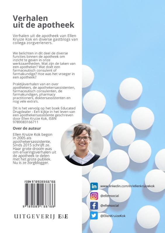 Achterkant van Verhalen uit de apotheek