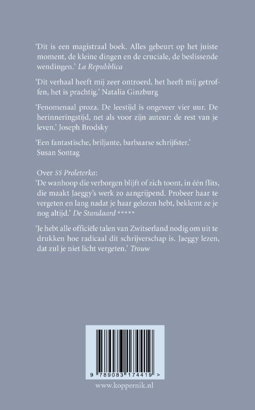 Achterkant van De gelukzalige jaren van tucht