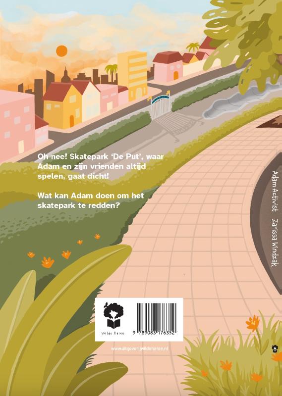 Achterkant van Adam Activist
