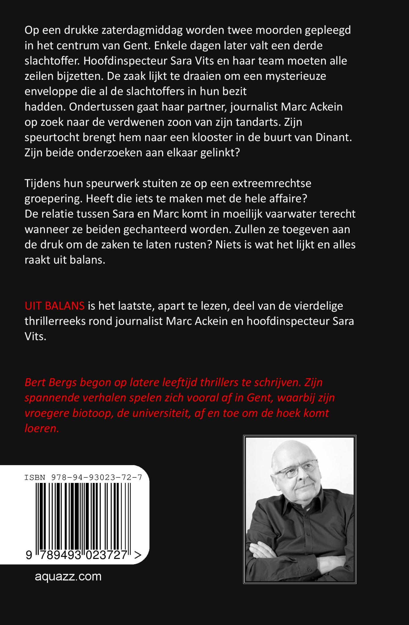 Achterkant van Uit balans