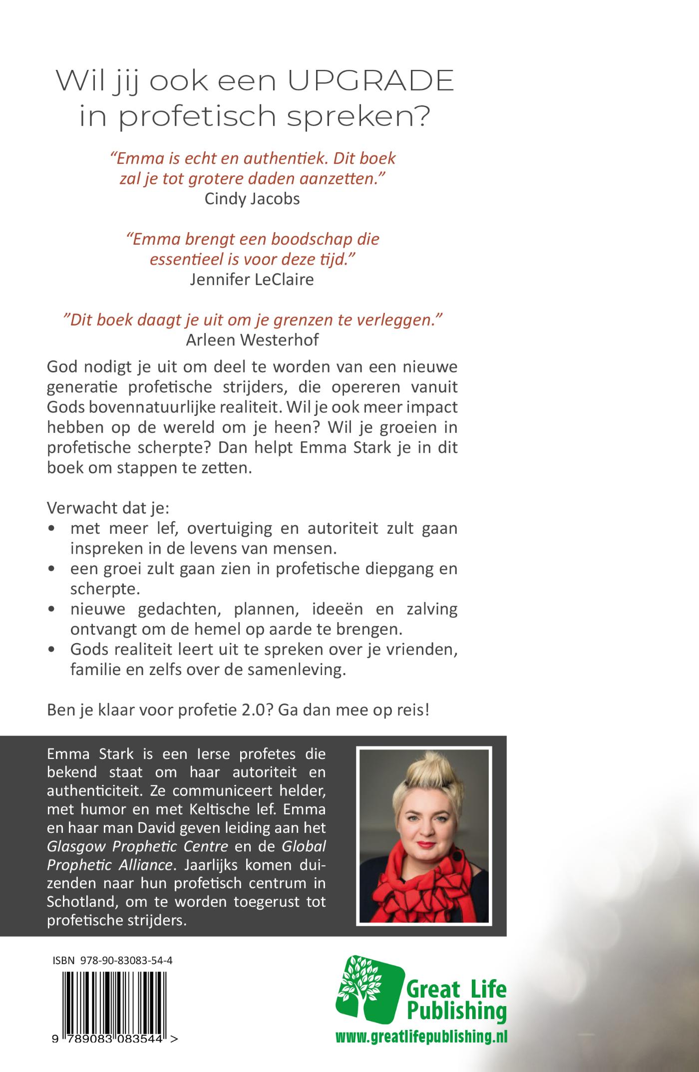 Achterkant van De profetische strijder
