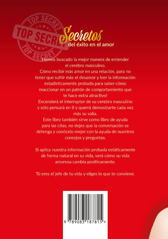 Achterkant van Secretos del exito en el amor
