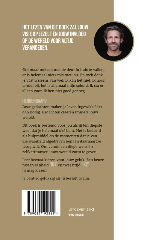 Achterkant van Ik ben geweldig al denk ik van niet