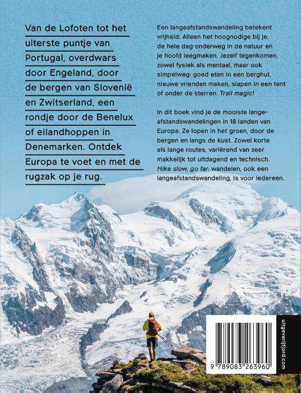 Achterkant van Hiking trails