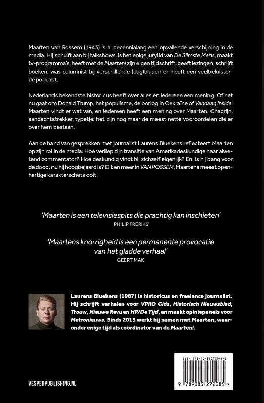 Achterkant van Van Rossem