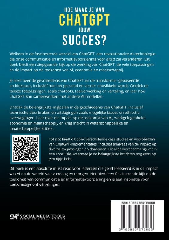 Achterkant van Hoe maak je van ChatGPT jouw succes?