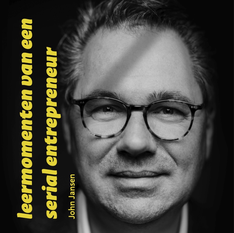 Achterkant van Leermomenten van een serial entrepreneur