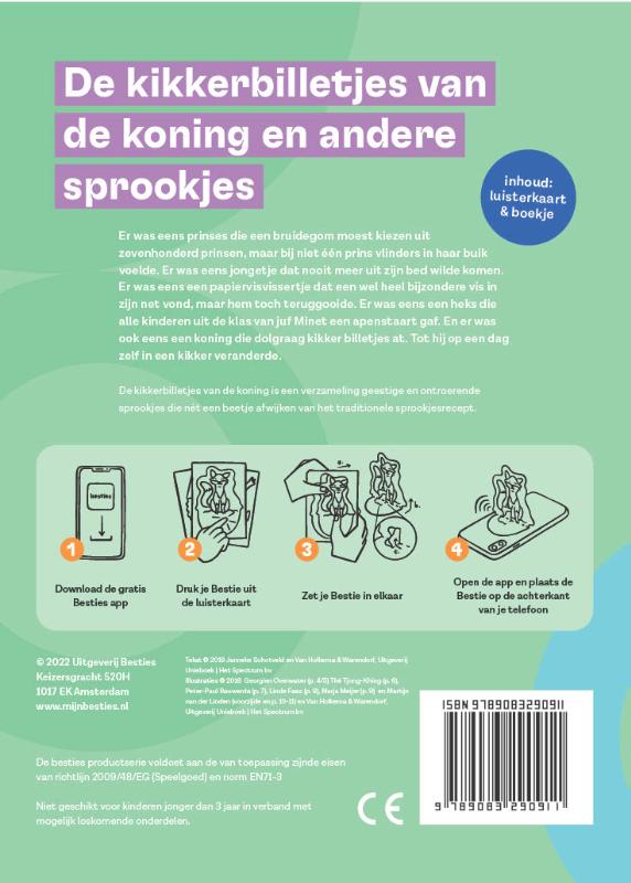 Achterkant van De kikkerbilletjes van de koning en andere sprookjes