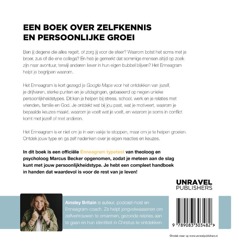Achterkant van Enneagram voor jongeren