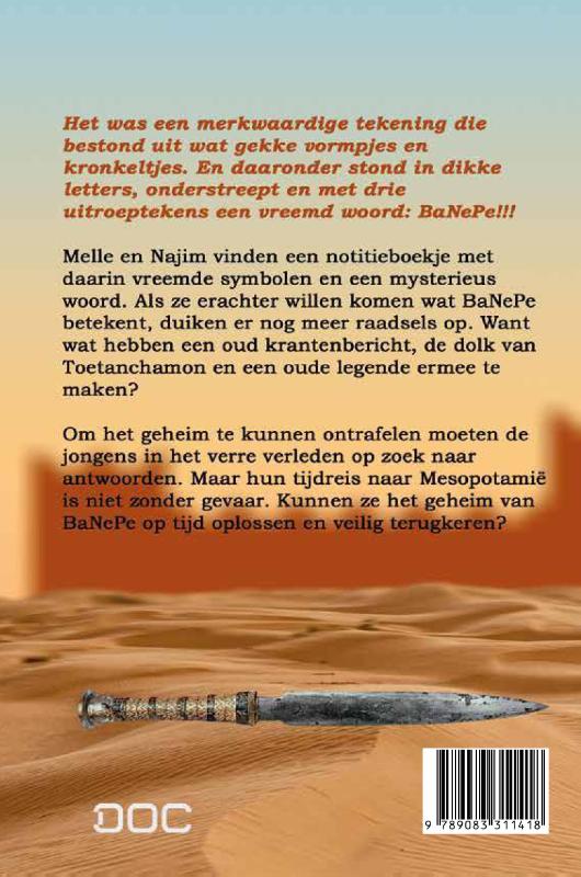 Achterkant van Het geheim van BaNePe