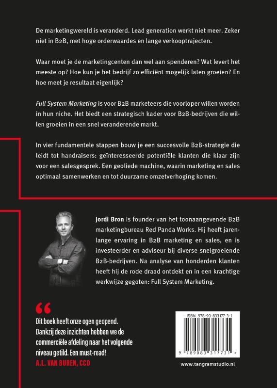 Achterkant van Full System Marketing