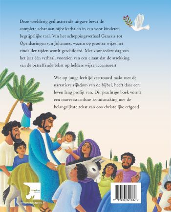 Achterkant van De Bijbel in 365 verhalen