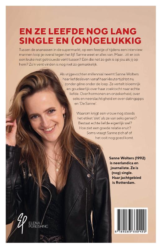 Achterkant van Sanne en de mannen