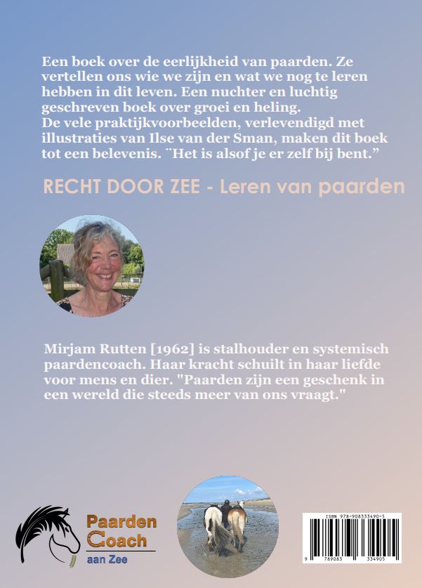 Achterkant van RECHT DOOR ZEE