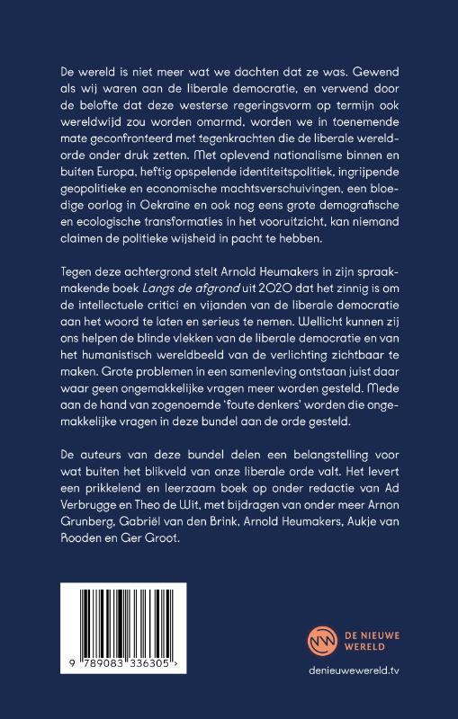 Achterkant van De liberale democratie onder vuur