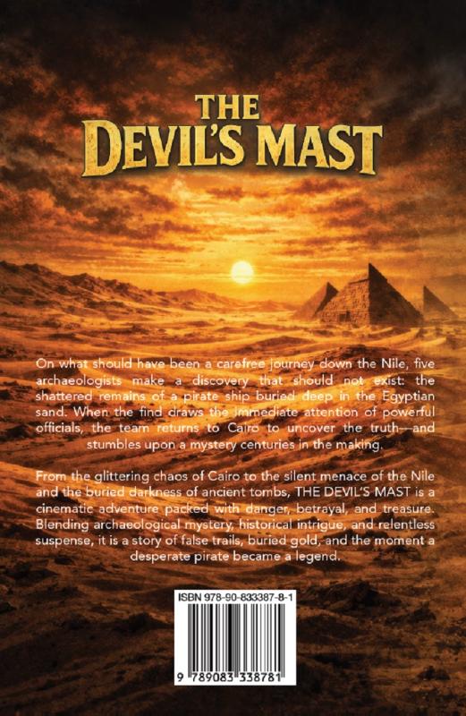 Achterkant van The Devil's Mast