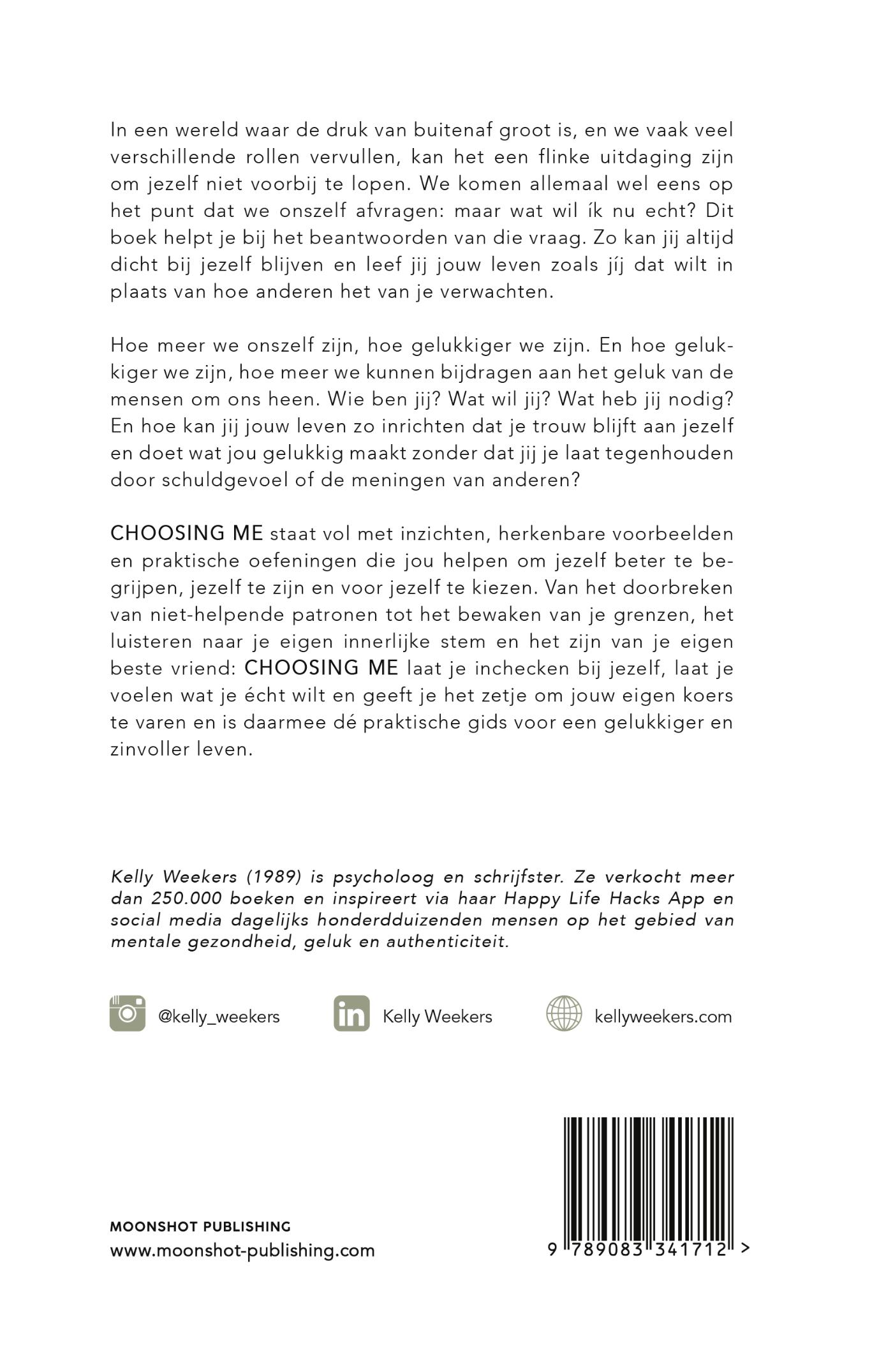 Achterkant van Choosing me