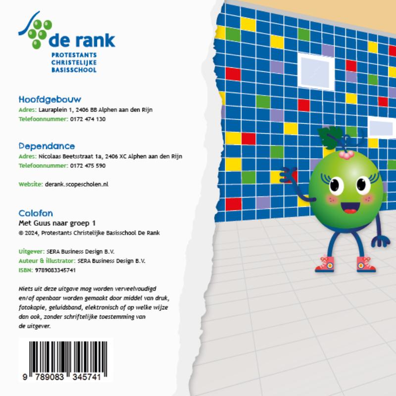 Achterkant van Met Guus naar groep 1