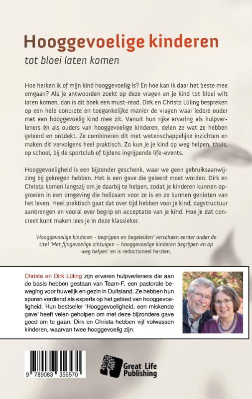 Achterkant van Hooggevoelige kinderen