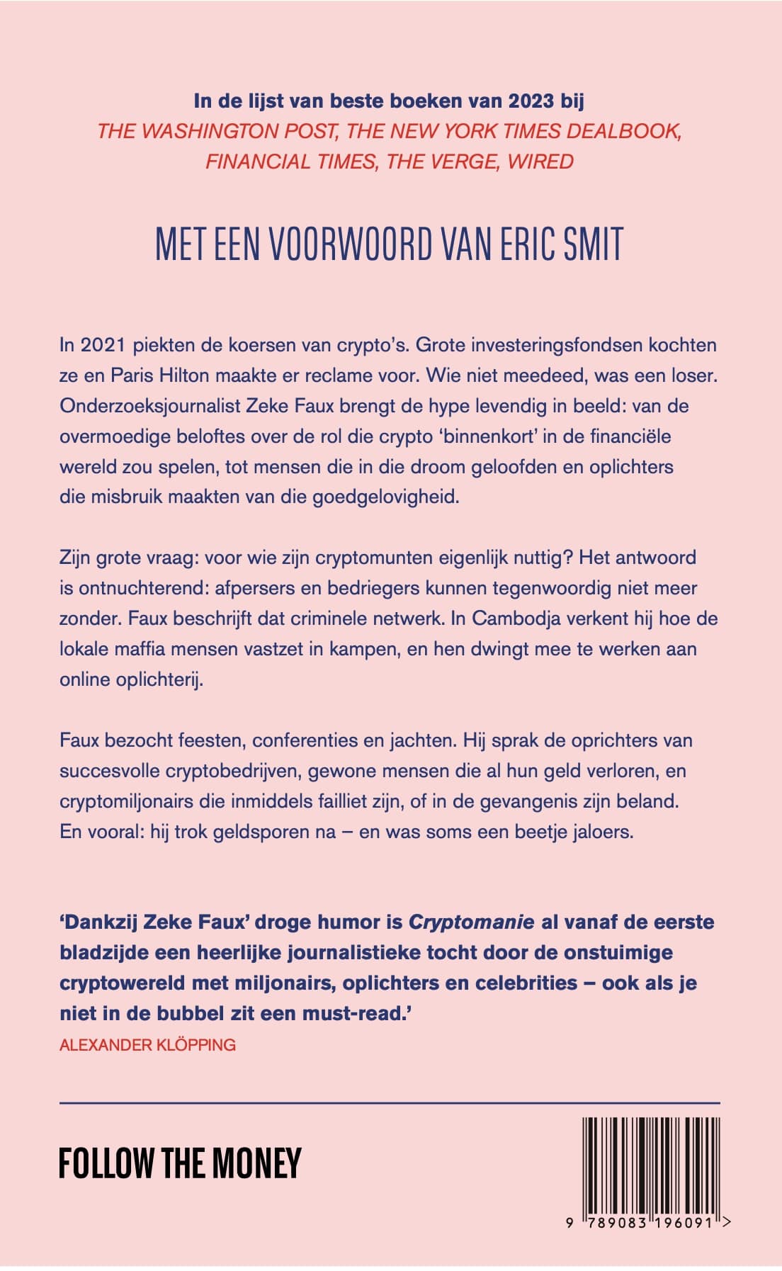 Achterkant van Cryptomanie