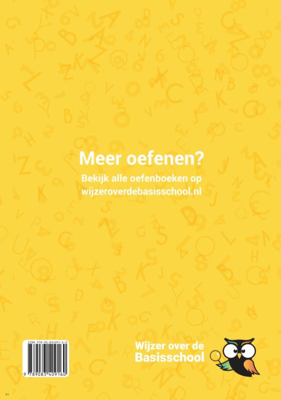 Achterkant van Oefenboek