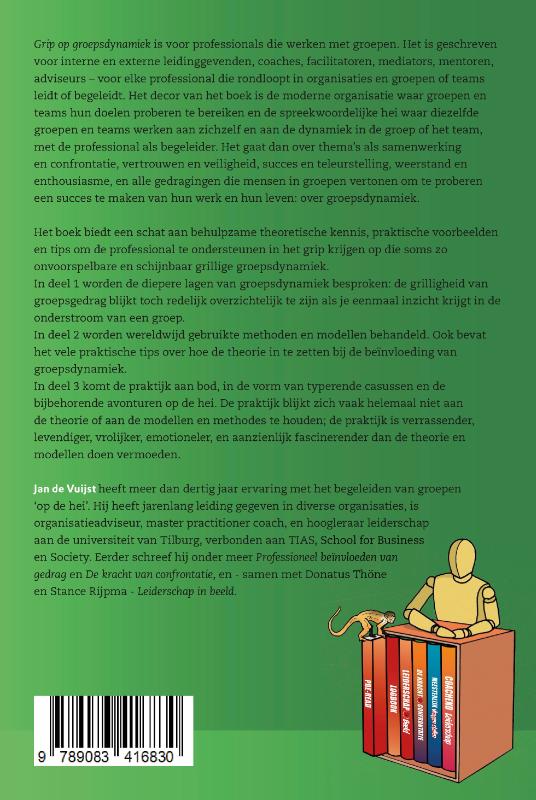 Achterkant van Grip op groepsdynamiek
