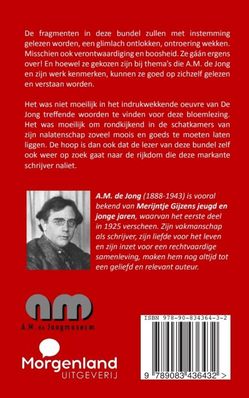 Achterkant van Treffende woorden van A.M. de Jong