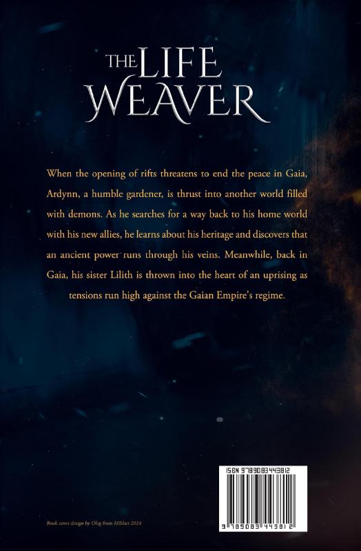 Achterkant van The Life Weaver