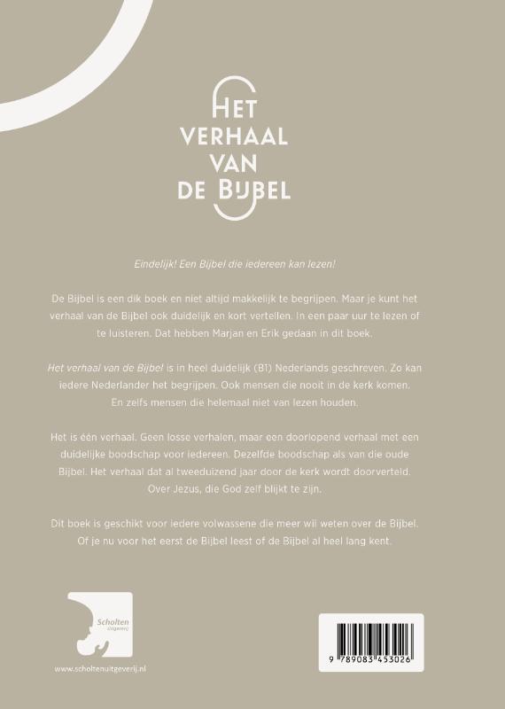 Achterkant van Het verhaal van de Bijbel