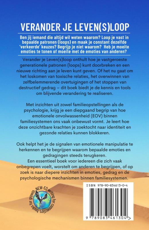 Achterkant van Verander je Leven(s)loop