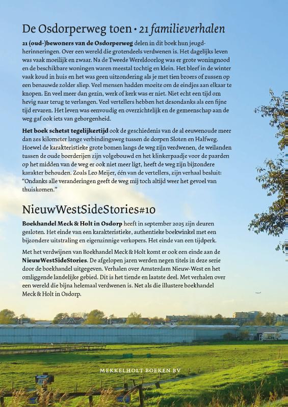 Achterkant van De Osdorperweg toen; 21 familieverhalen
