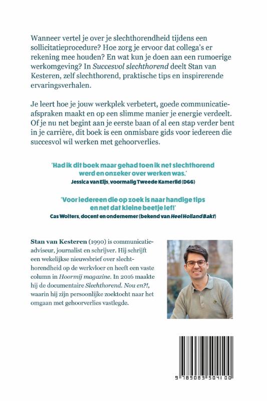 Achterkant van Succesvol slechthorend