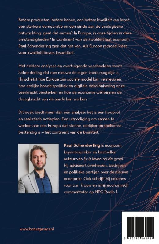 Achterkant van Continent van de kwaliteit