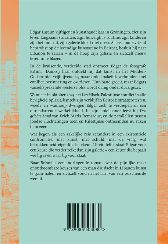 Achterkant van Naar Beiroet
