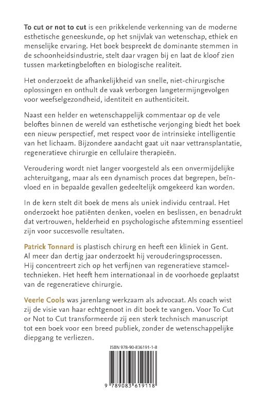 Achterkant van To Cut or not to Cut