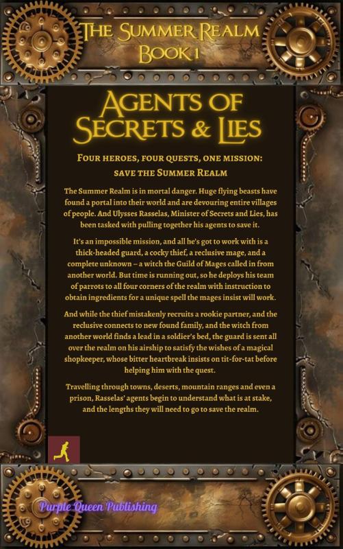 Achterkant van Agents of Secrets & Lies