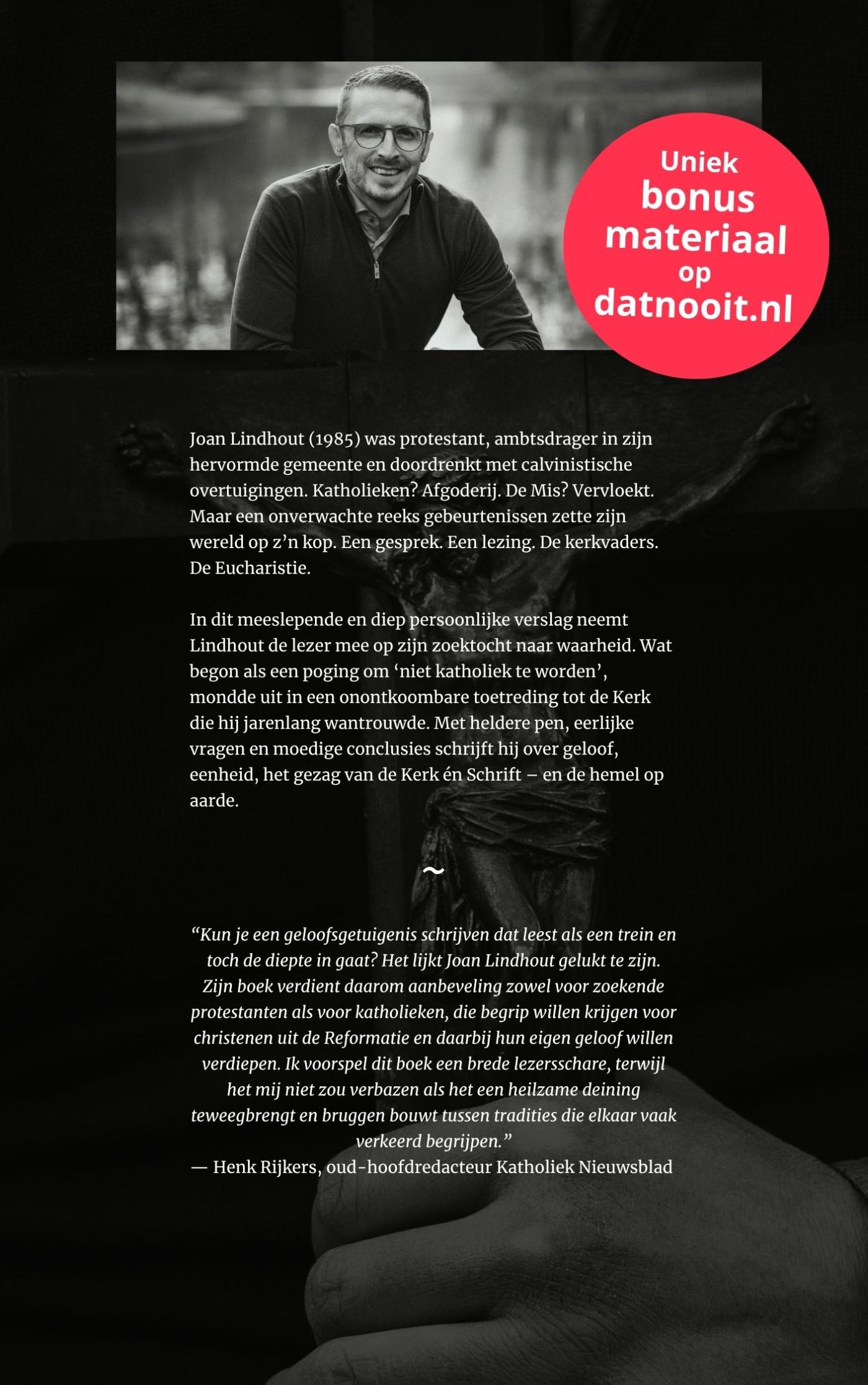 Achterkant van Dat nooit